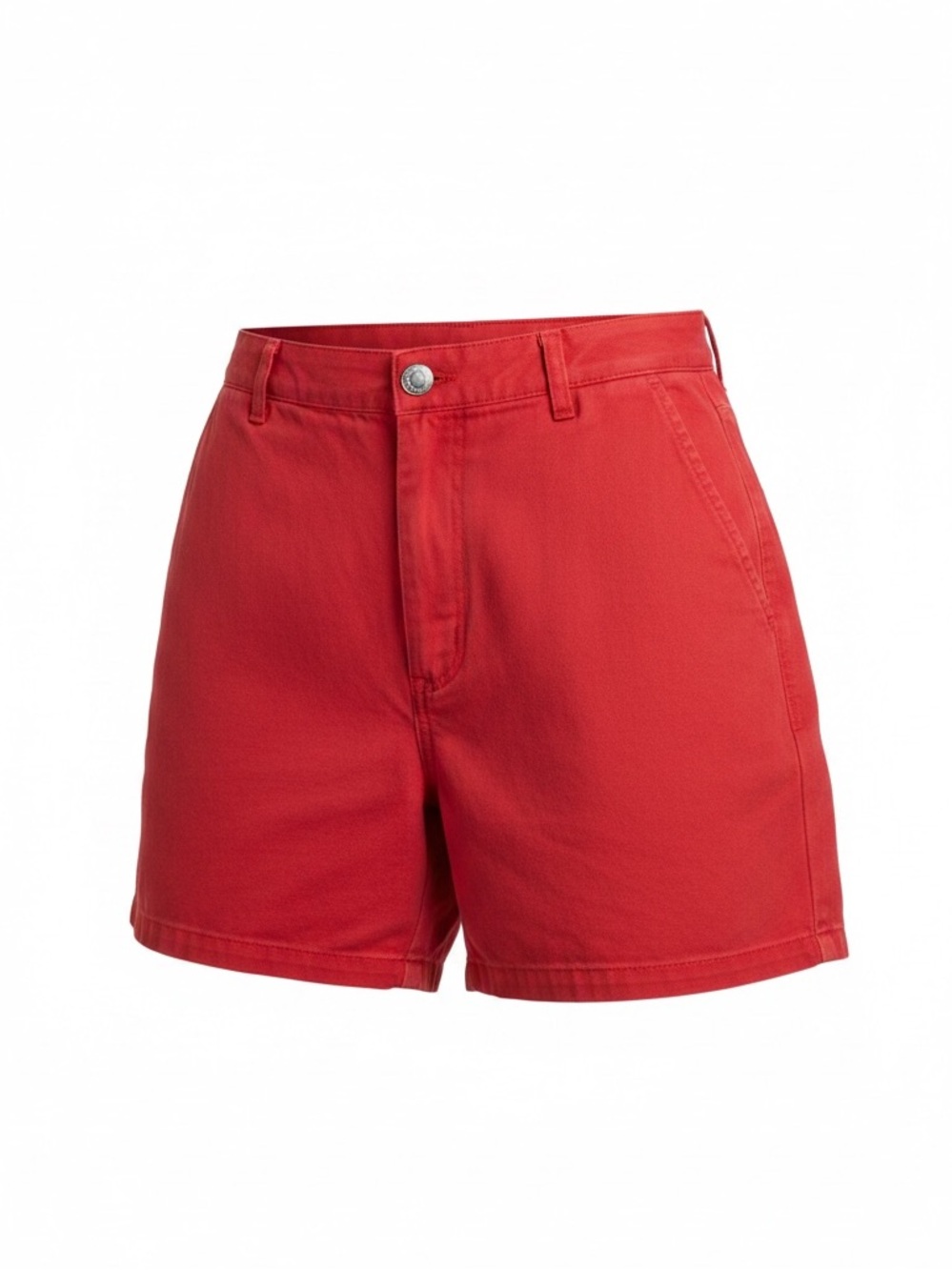 Vintage Regatta High Waisted Red Pleated Shorts
